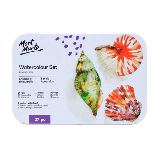 Mont Marte Premium Aquarellfarben Set  - 24 / 36 Farben