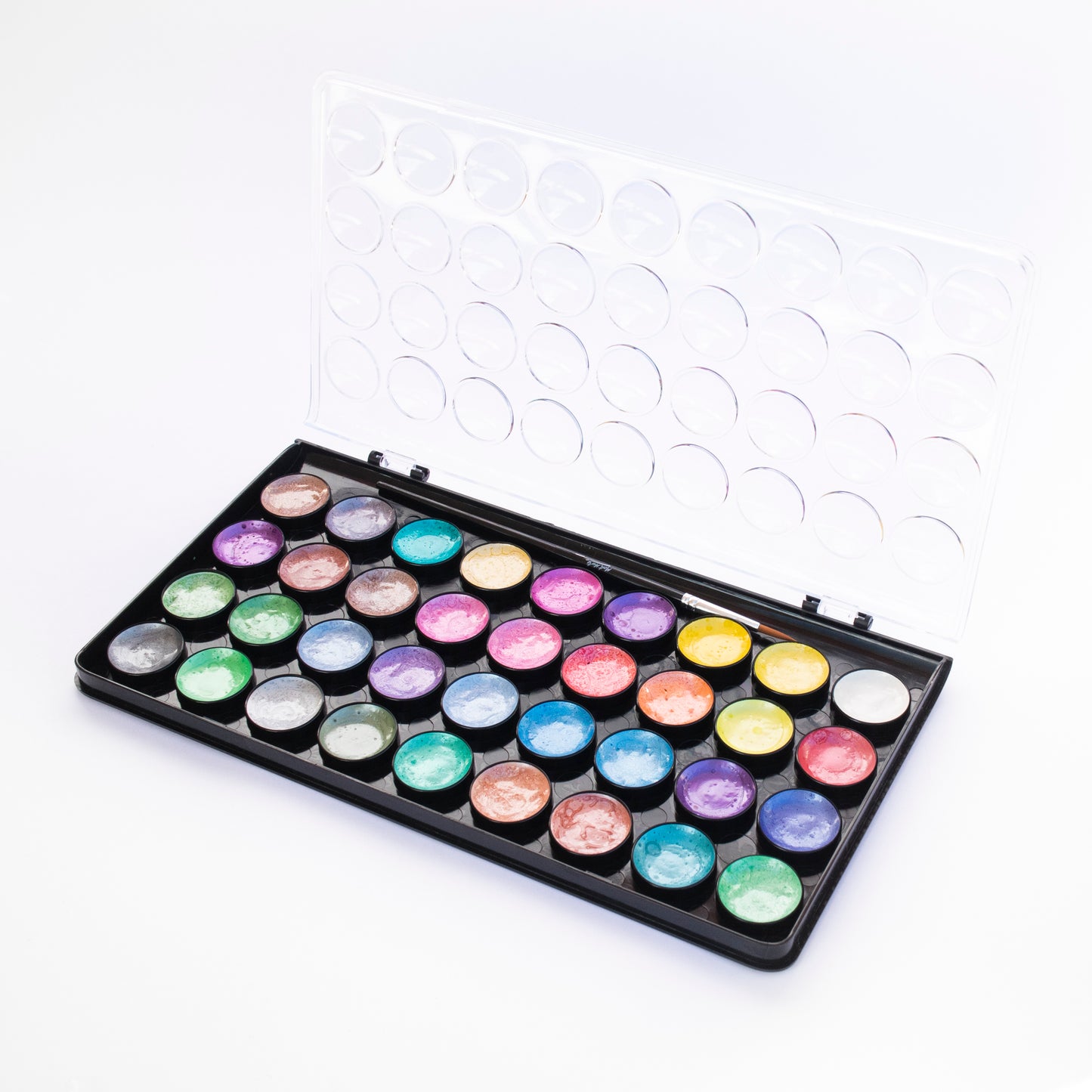 Mont Marte Aquarellfarben Signature – 36 Metallic Farben - mit Pinsel