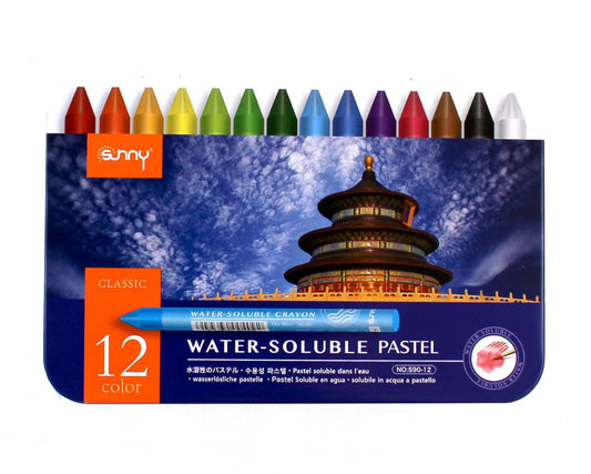 Sunny Aquarelle Pastellkreide - 12 / 25  Farben - SETL