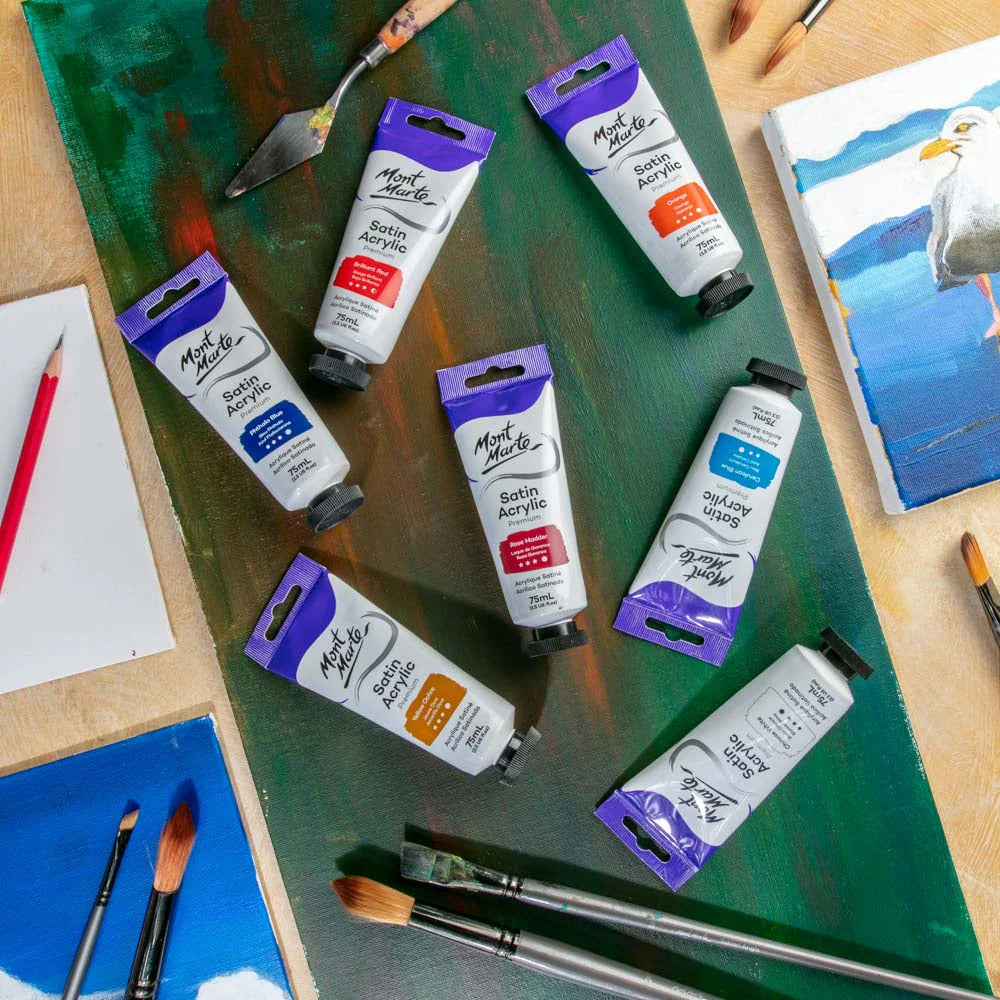 Mont Marte Satin Acrylfarbe 75 ml - SETL