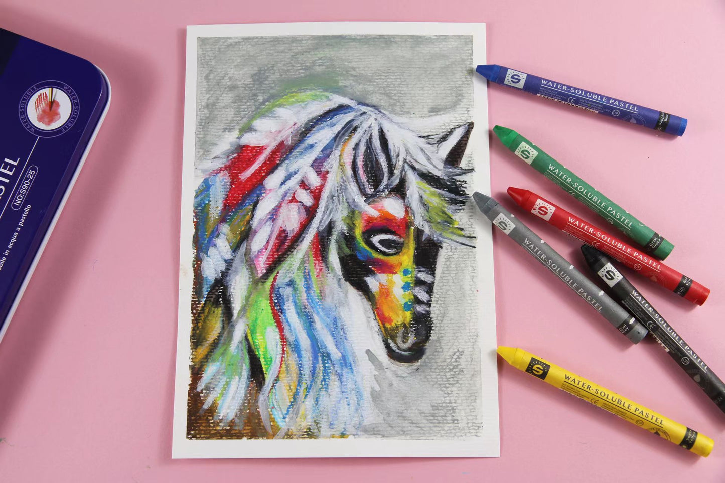 Sunny Aquarelle Pastellkreide - 12 / 25  Farben - SETL