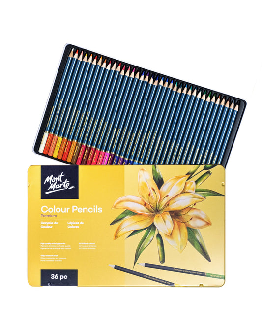 Mont Marte Premium Buntstifte Set  - 36 Farben - SETL