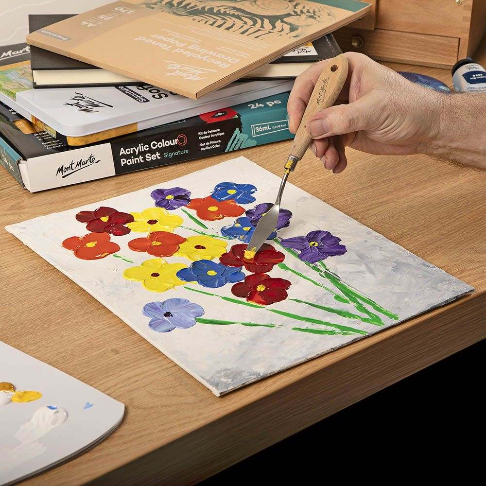 Mont Marte Leinwandplatten 25,4 x 30,5 cm, 2er Set