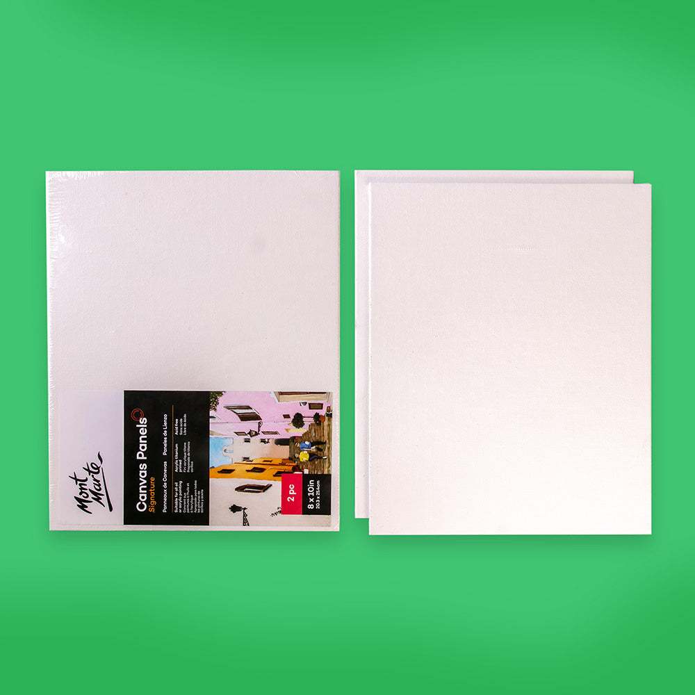 Mont Marte Leinwandplatten 20,4 x 25,4 cm, 2er Set