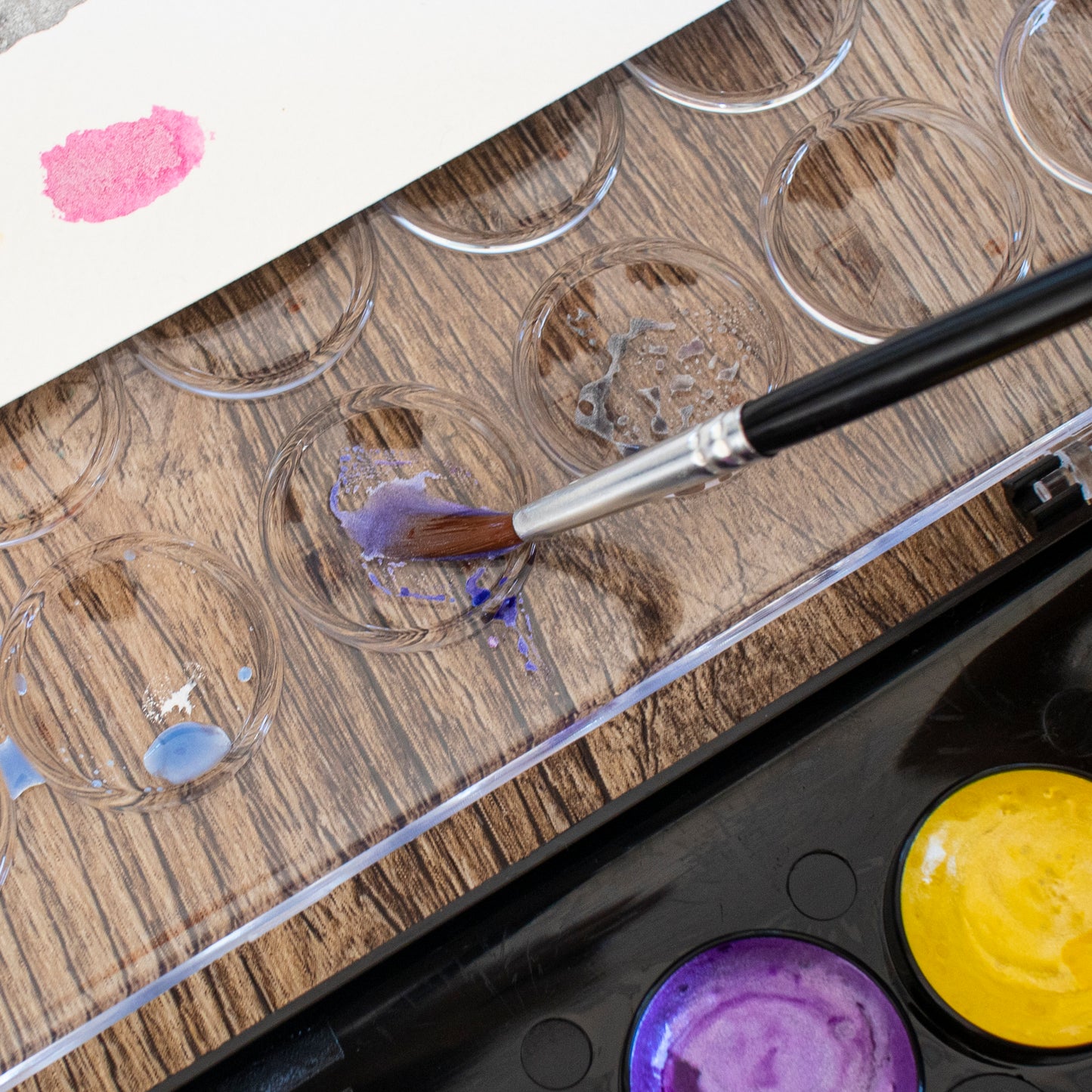 Mont Marte Aquarellfarben Signature – 36 Metallic Farben - mit Pinsel