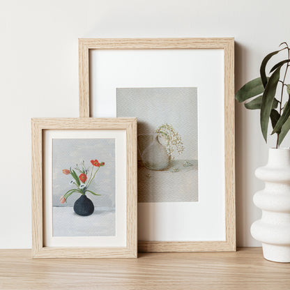 Bild 10,5cm*10cm - Ikebana Schlafmohn
